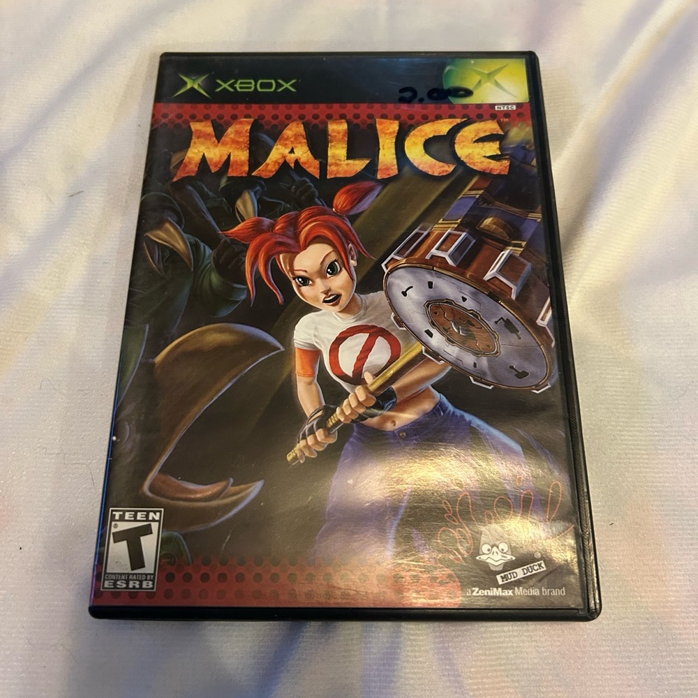 Malice Video Game - Black Case